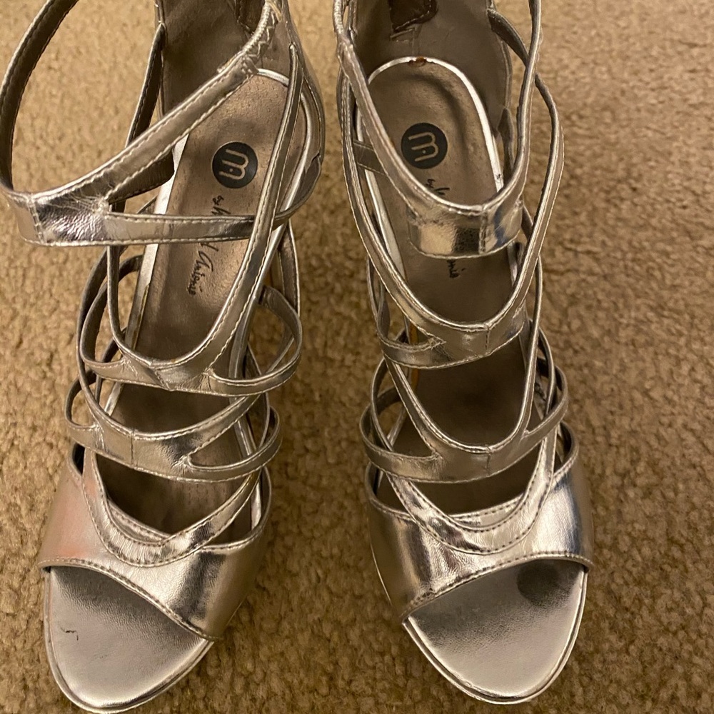 Silver heels